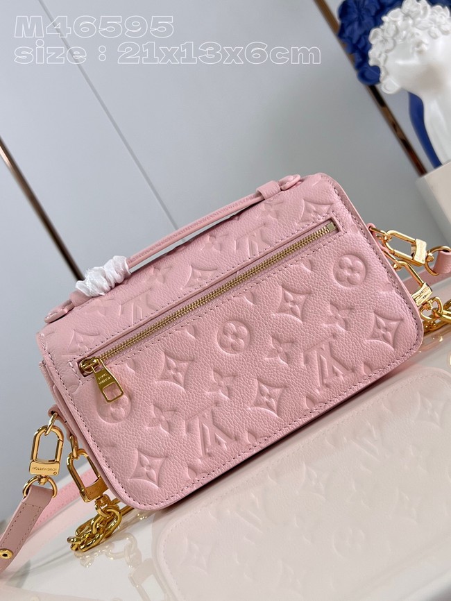 Louis Vuitton Pochette Metis East West M47045 Opal Pink