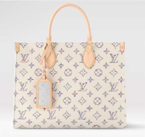 Louis Vuitton OnTheGo MM M24708 Multicolor Beige