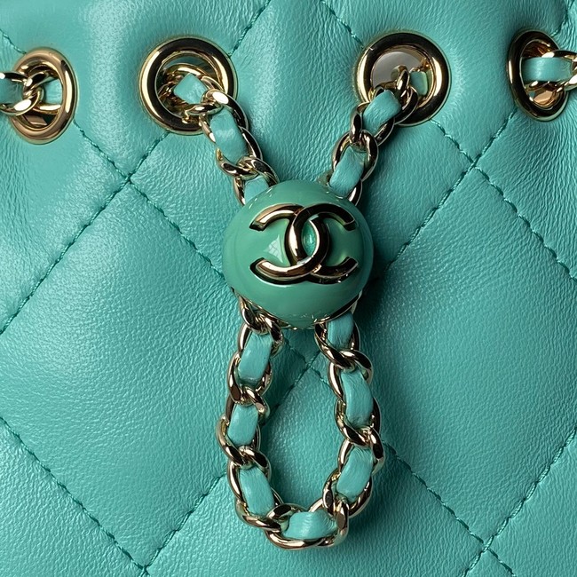 CHANEL BACKPACK AS4810 green