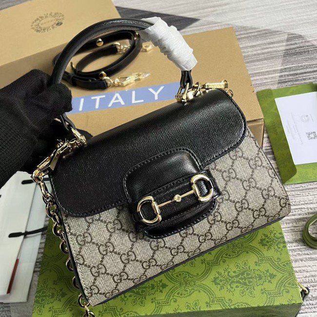 GUCCI HORSEBIT 1955 MINI BAG 703848 black