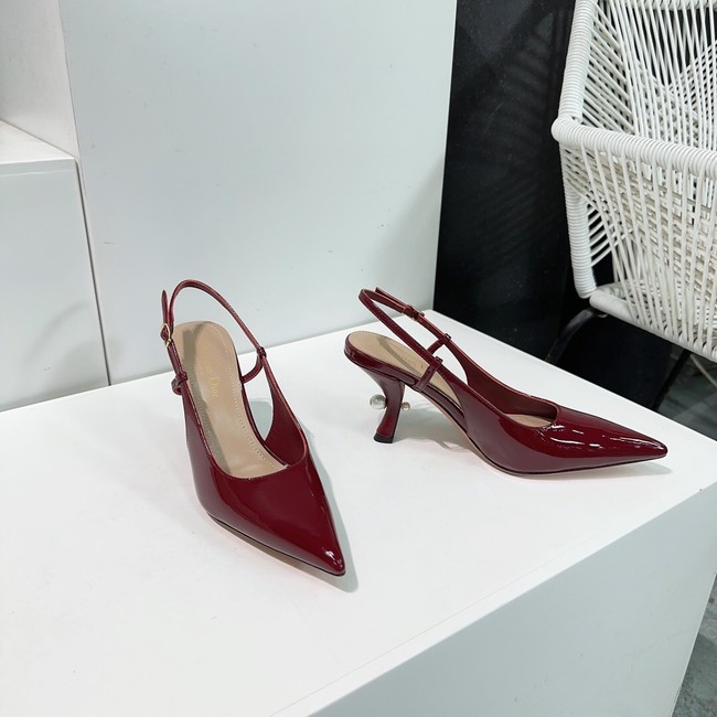 Dior Tribales Slingback Pump Patent Calfskin 11915-2