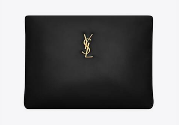 SAINT LAURENT CALYPSO LARGE POUCH IN LAMBSKIN 778943 black