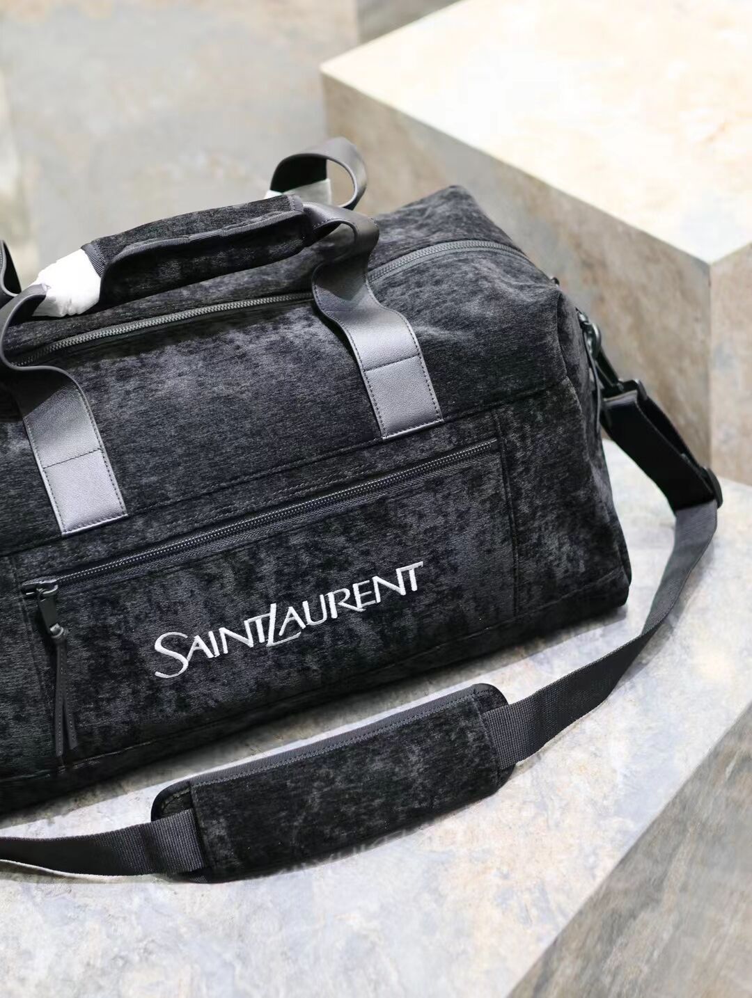 SAINT LAURENT Travel Bag Y871665 black