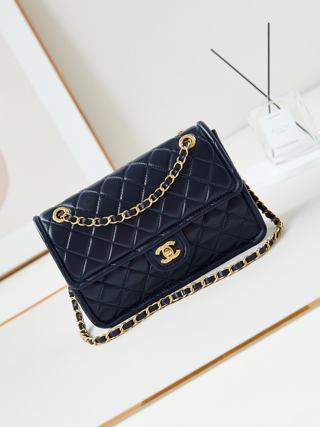 CHANEL FLAP BAG Lambskin AS4686 Royal Blue