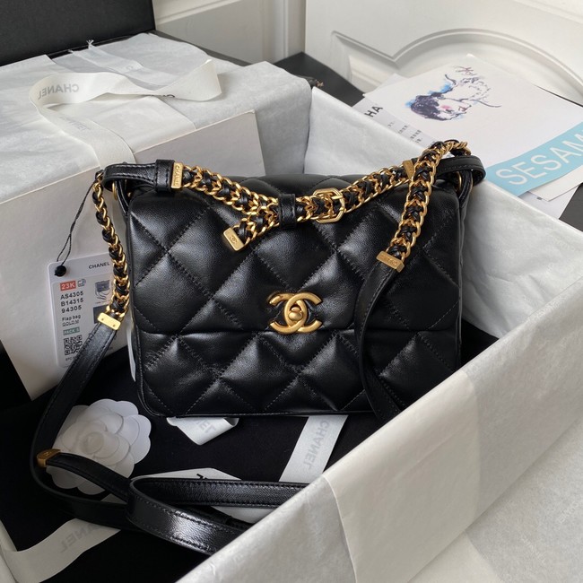 CHANEL 23K Shoulder Bag AS4305 black