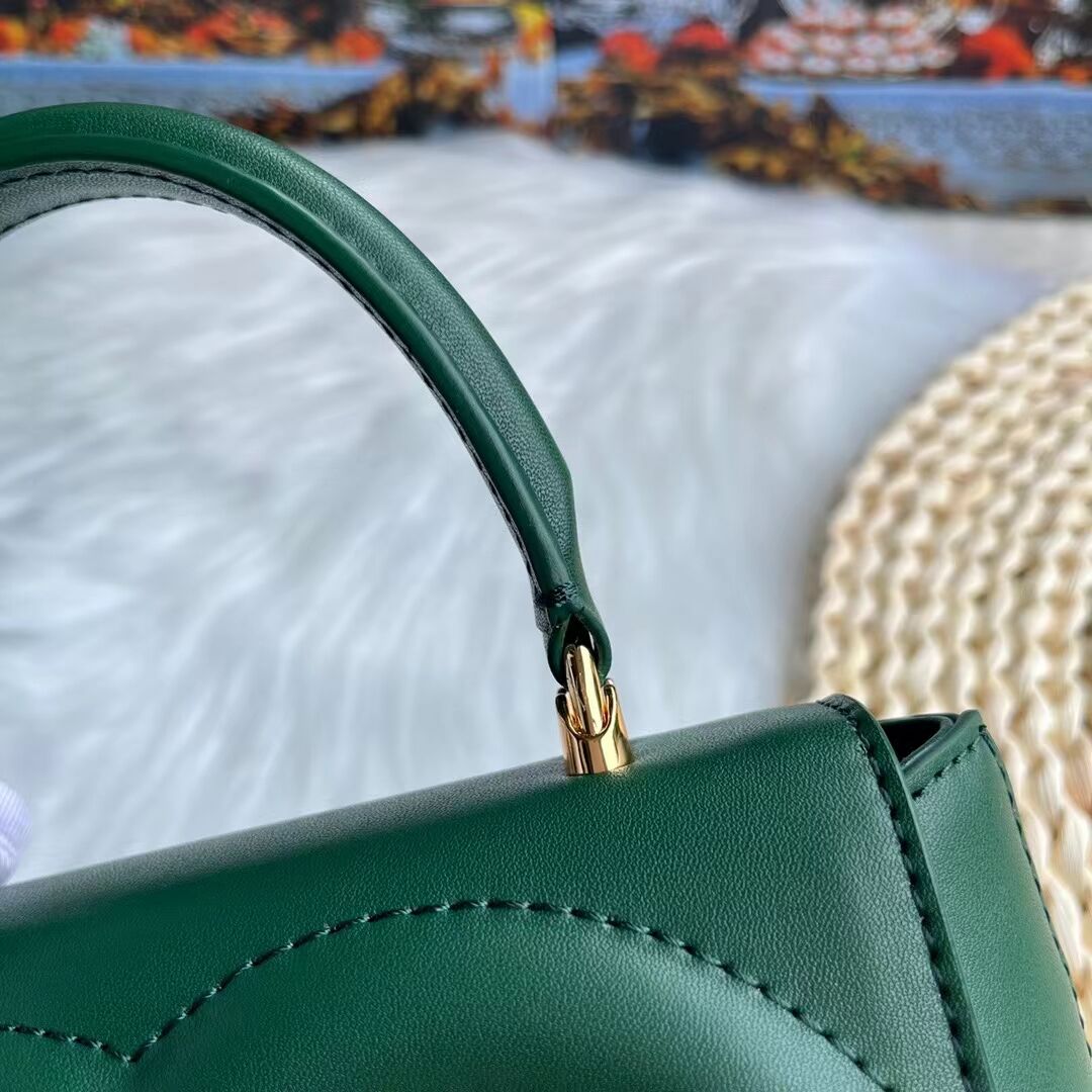 Dolce & Gabbana leather bag G6002 green