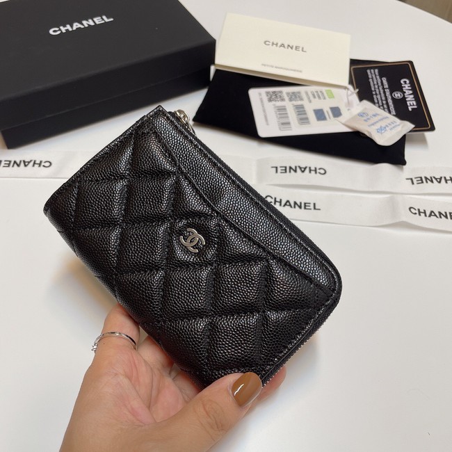 Chanel CLASSIC CARD HOLDER AP3179-2 BLACK