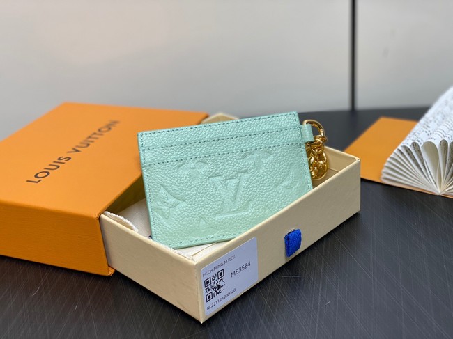 Louis Vuitton Charms Card Holder M83584 Spring Green