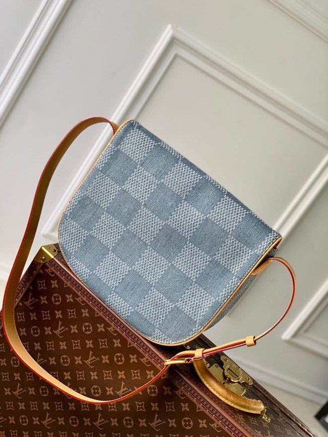 Louis Vuitton Montsouris Messenger MM N40743 Blue