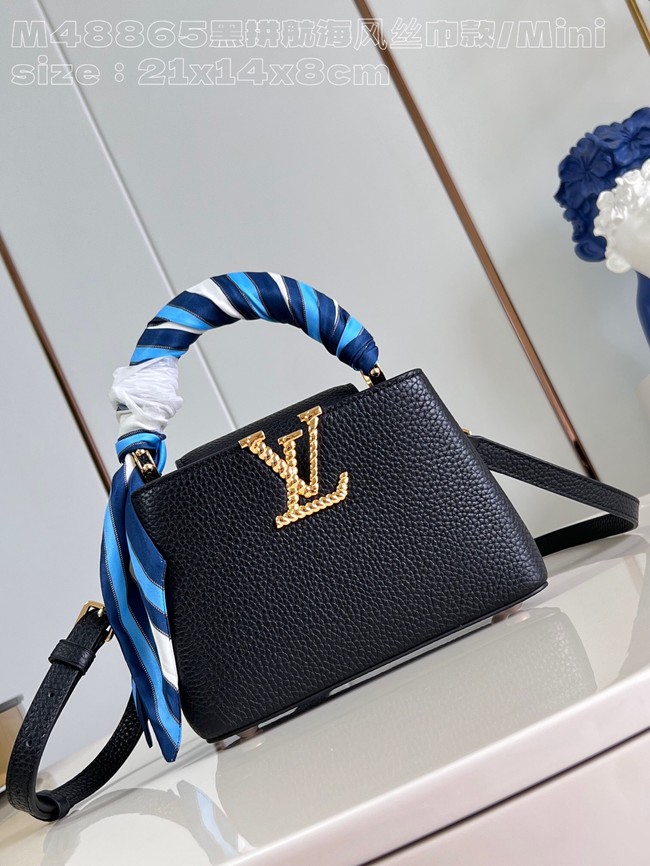 Louis Vuitton Capucines Mini M23456 black