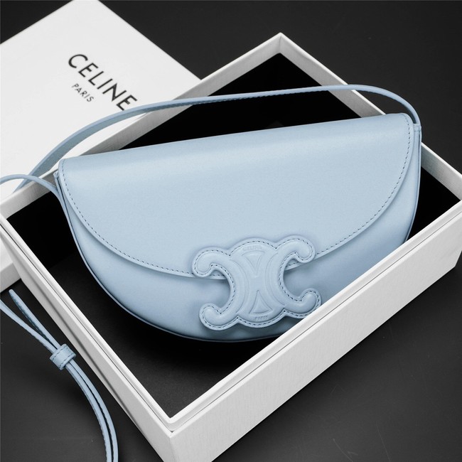 CELINE BESACE CUIR TRIOMPHE CALFSKIN 111233 light blue