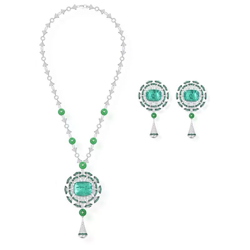 BVLGARI NECKLACE&Earrings CE14887