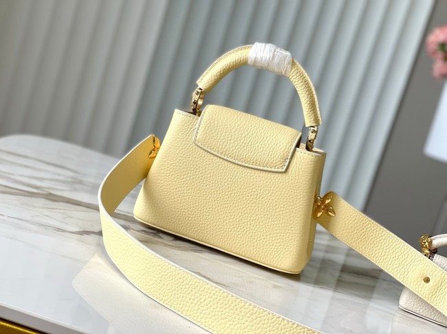 Louis Vuitton Capucines Mini M24574 light yellow