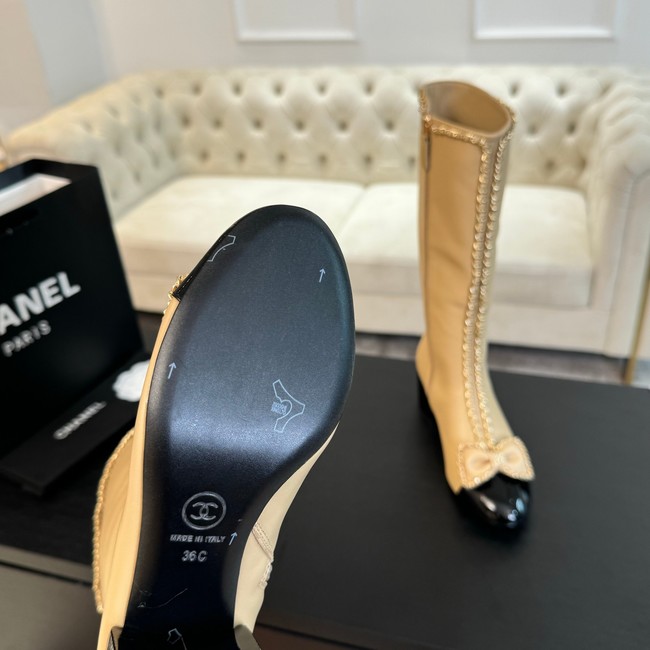 Chanel HIGH BOOTS Lambskin heel 5.5CM 55206-1