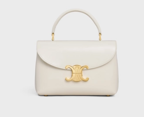 CELINE TEEN NINO BAG IN PATENT CALFSKIN 118113 white