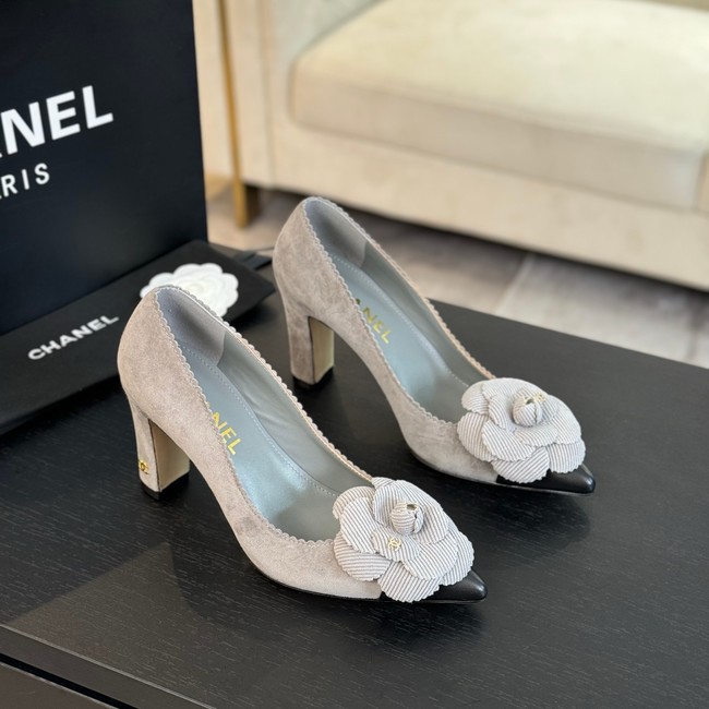 Chanel Shoes Heel height 8 cm Lambskin 55218-2