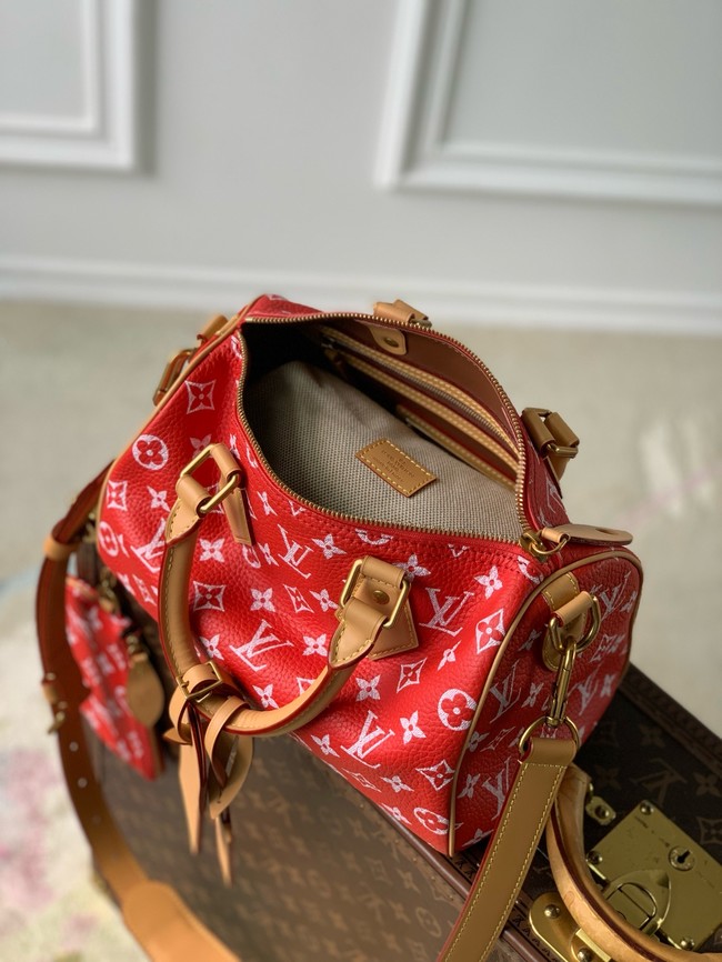 Louis Vuitton NEW Speedy P9 Bandouliere 25 M11561 red