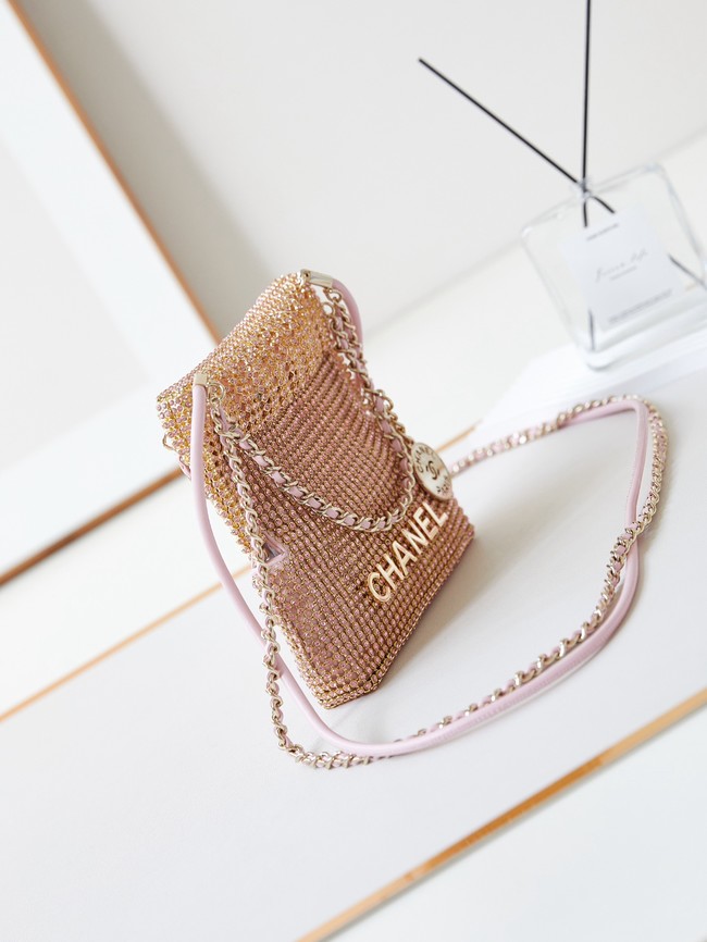 CHANEL EVENING BAG AS4894 Light Pink