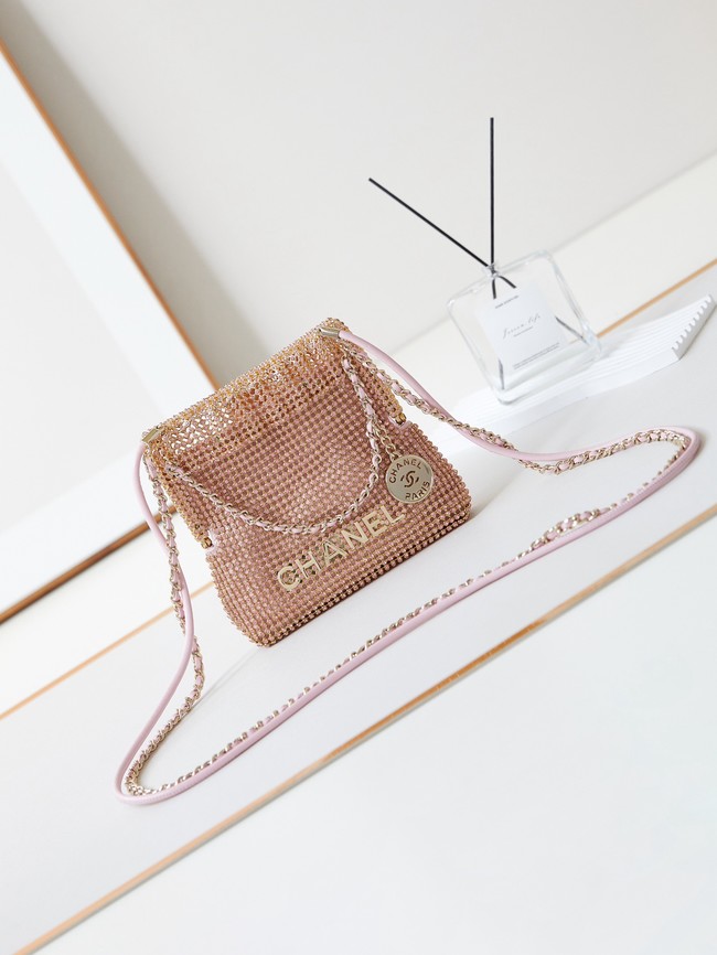 CHANEL EVENING BAG AS4894 Light Pink