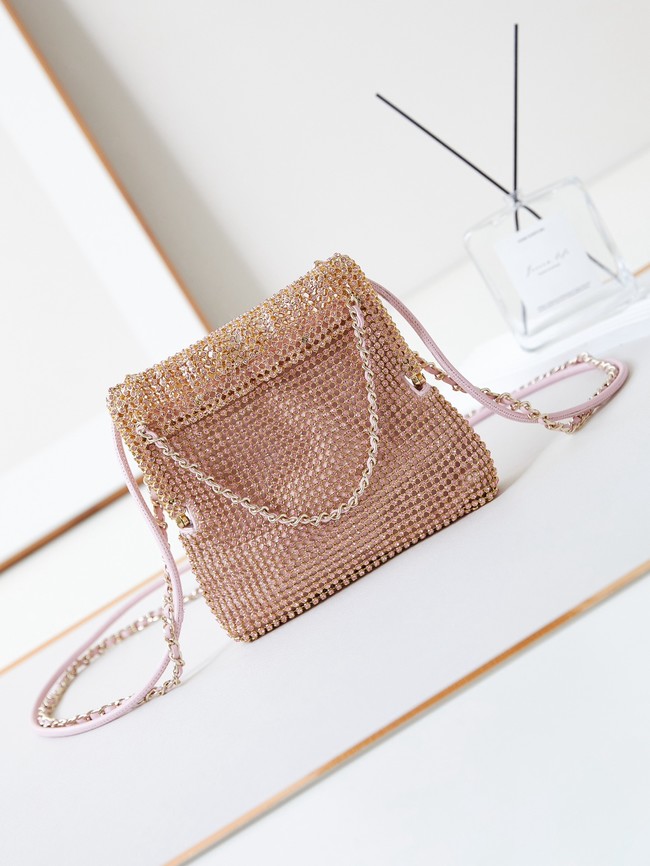 CHANEL EVENING BAG AS4894 Light Pink