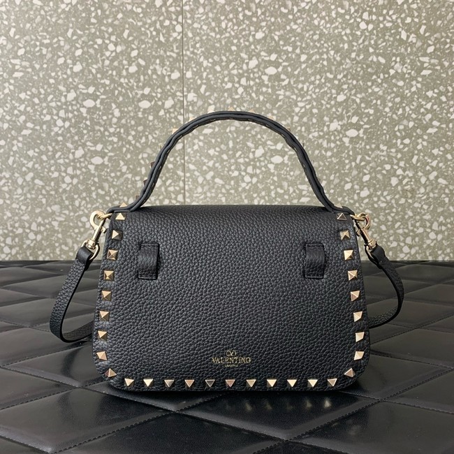 VALENTINO GARAVANI Loco Calf leather bag 0345 black