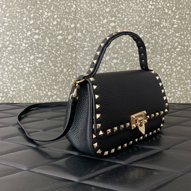 VALENTINO GARAVANI Loco Calf leather bag 0345 black