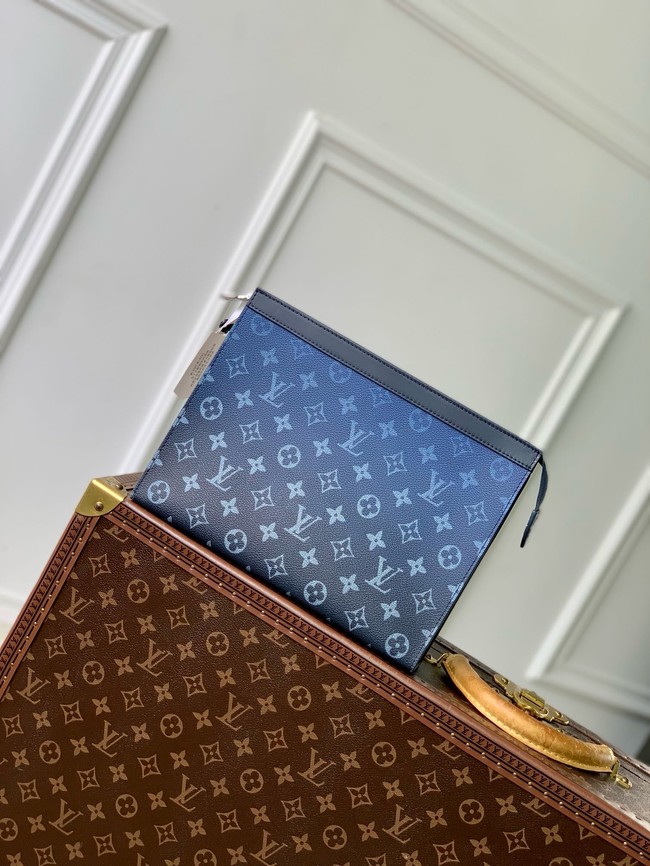 Louis Vuitton Pochette Voyage MM M61692 Navy Blue