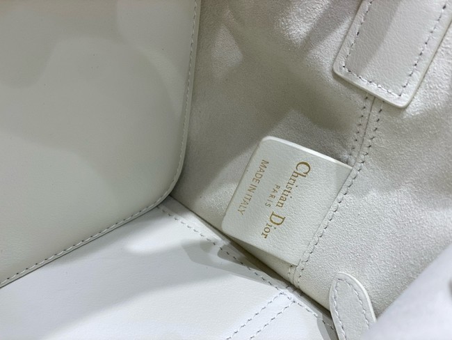 Small Dior Toujours Bag Graphic Cannage M2822O white