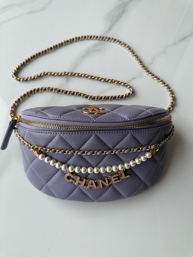 Chanel WAIST BAG AS4991 Purple