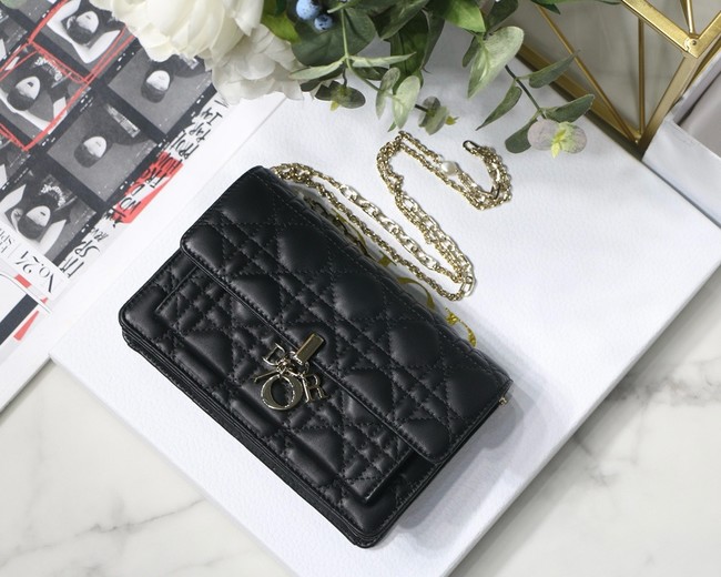 My Dior Mini Bag Cannage Lambskin S3105N black