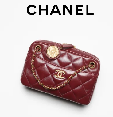 Chanel MINI CAMERA CASE AS5190 Burgundy