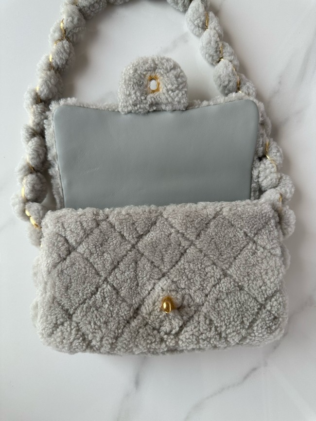 Chanel FLAP BAG AS5174 gray