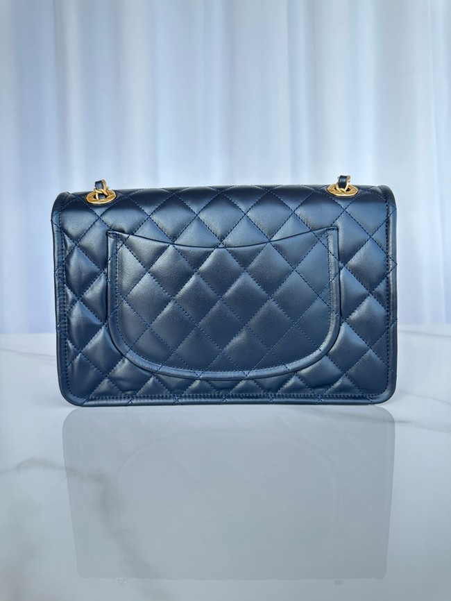 Chanel LARGE FLAP BAG AS5145 Navy Blue