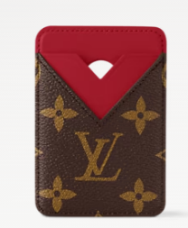 Louis Vuitton Porte-Cartes Magnet M12856 Sari Red