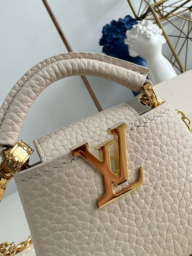 Louis Vuitton Capucines NANO M48865 Cream