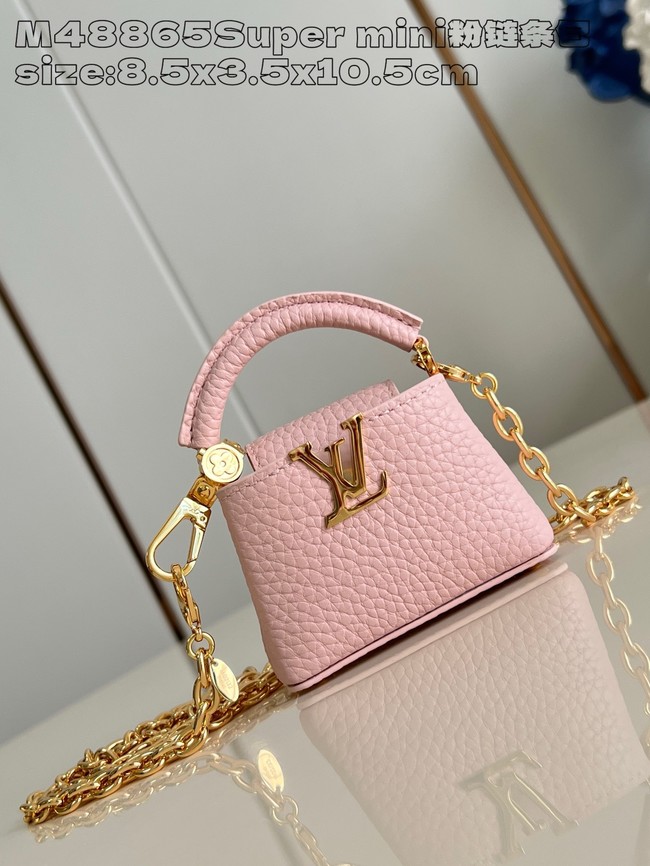 Louis Vuitton Capucines NANO M48865 pink