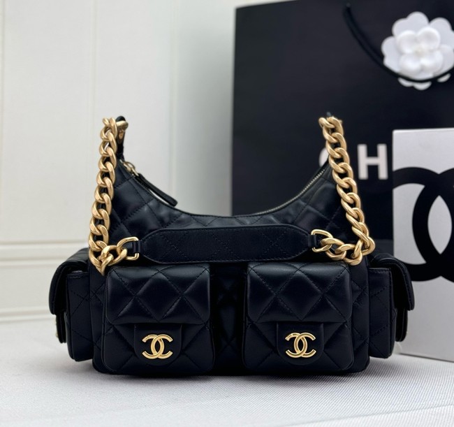 Chanel MAXI HOBO BAG AS5338 BLACK