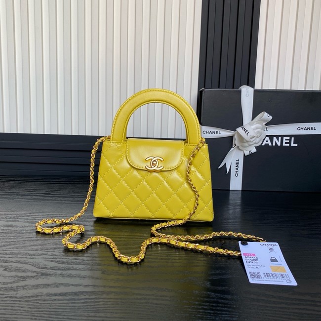 Chanel MINI SHOPPING BAG AS4416 yellow