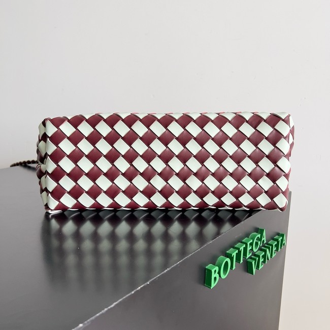 Bottega Veneta Medium Andiamo 766016 Barolo&white