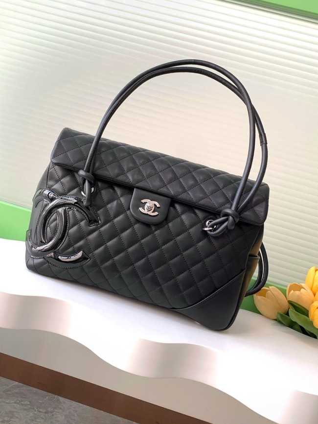 Chanel TOP HANDLE BAG AS6338 black