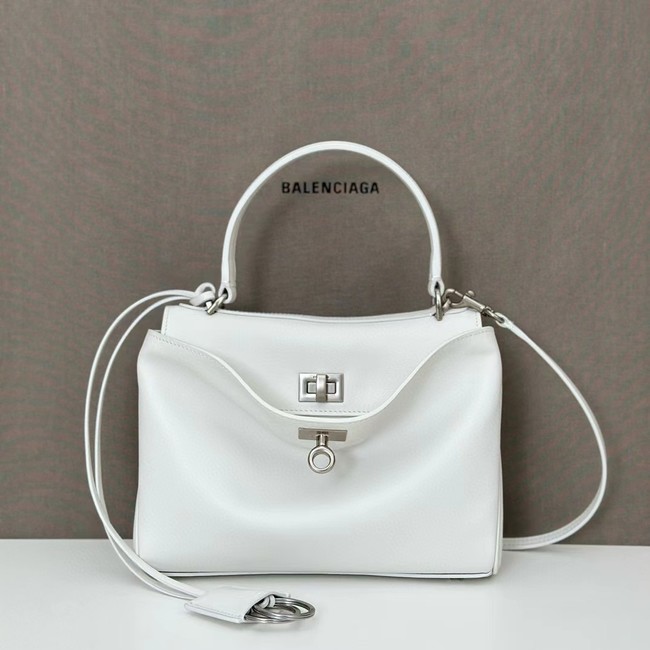 Balenciaga Rodeo Mini Handbag smooth calfskin 795456 white