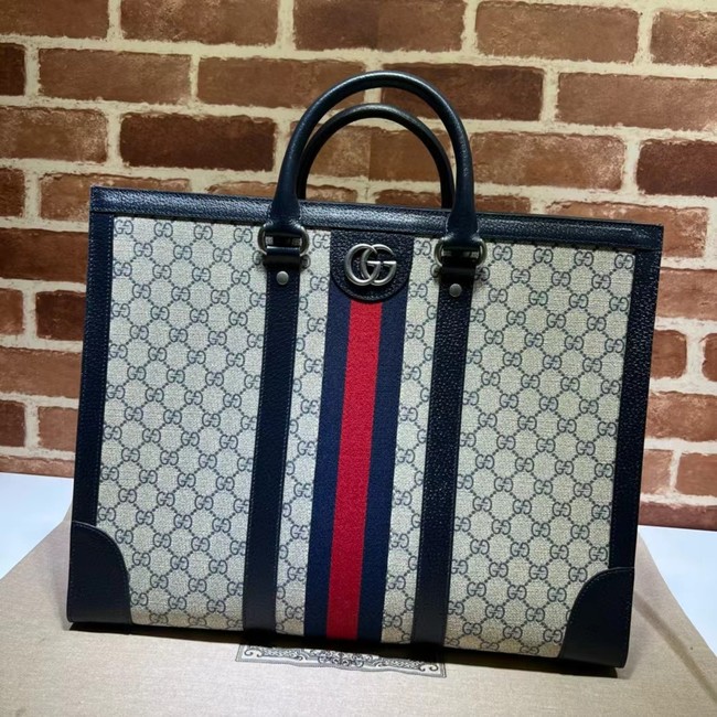 Gucci OPHIDIA LARGE TOTE BAG 724665 Blue&black