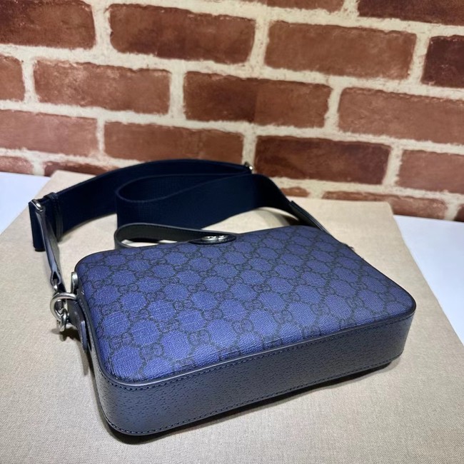 Gucci OPHIDIA SMALL CROSSBODY BAG 699439 Blue and black