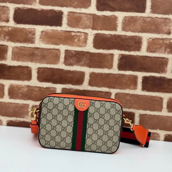 Gucci OPHIDIA SMALL CROSSBODY BAG 699439 Bright orange