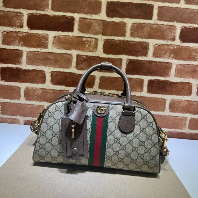 Gucci Original Leather GG Supreme SHOULDER BAG 724575 brown