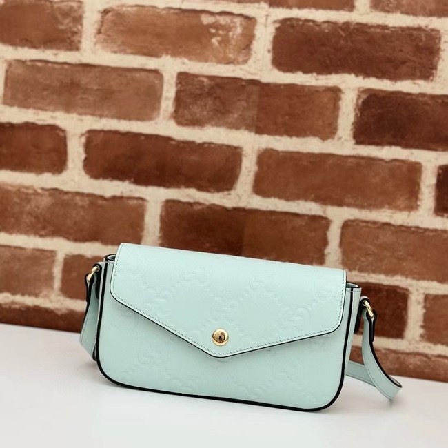 Gucci GG SUPER MINI SHOULDER BAG 772794 green