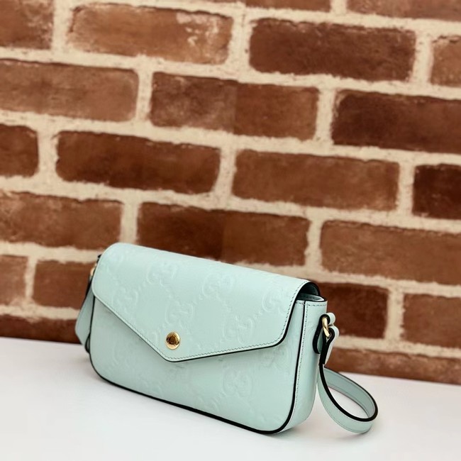 Gucci GG SUPER MINI SHOULDER BAG 772794 green