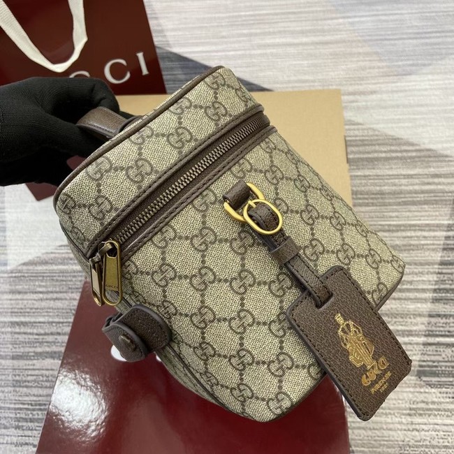 GUCCI PORTER MEDIUM TRAVEL BAG 811489 brown