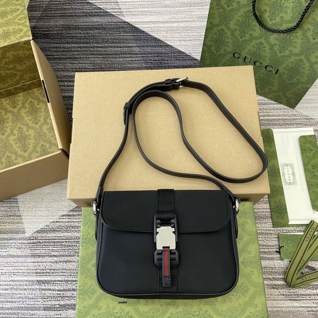 Gucci MINI GG CROSSBODY BAG 802100 black