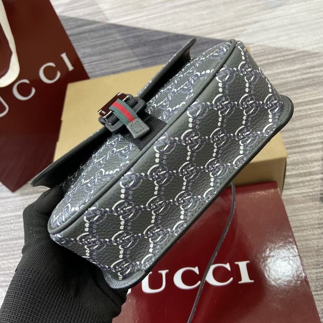 Gucci SUPER MINI SHOULDER BAG 800313 gray